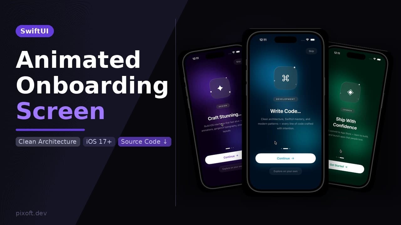 Animated Onboarding Screen